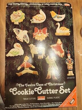 Chilton The Twelve Days of Christmas Cookie Cutter Set New Old Stock Made in USA